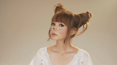 中川翔子「9lives」PVのワンシーン。