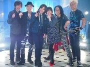 「僕らの音楽」収録時のLINDBERGと相川七瀬。