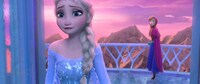映画「アナと雪の女王」のワンシーン。