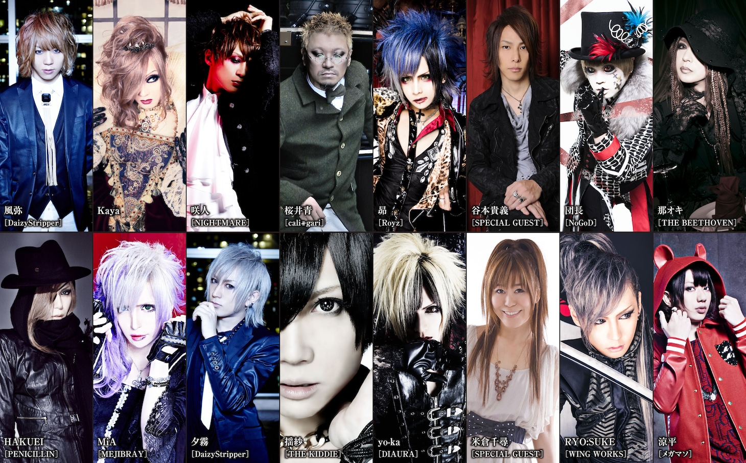 「V-ANIME collaboration -femme-」参加アーティスト