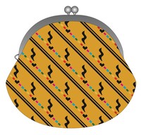 東京カランコロン「恋のマシンガン」タワーレコード数量限定盤に付属する、“カランコロン京都コラボNEWがまぐち”イメージ。