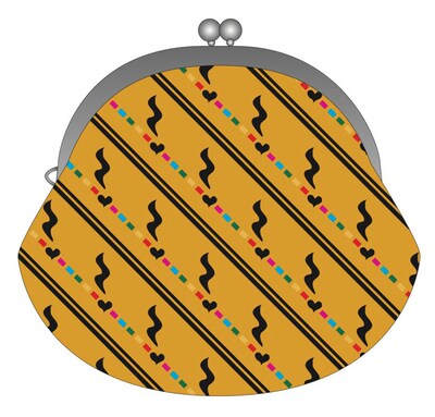 東京カランコロン「恋のマシンガン」タワーレコード数量限定盤に付属する、“カランコロン京都コラボNEWがまぐち”イメージ。