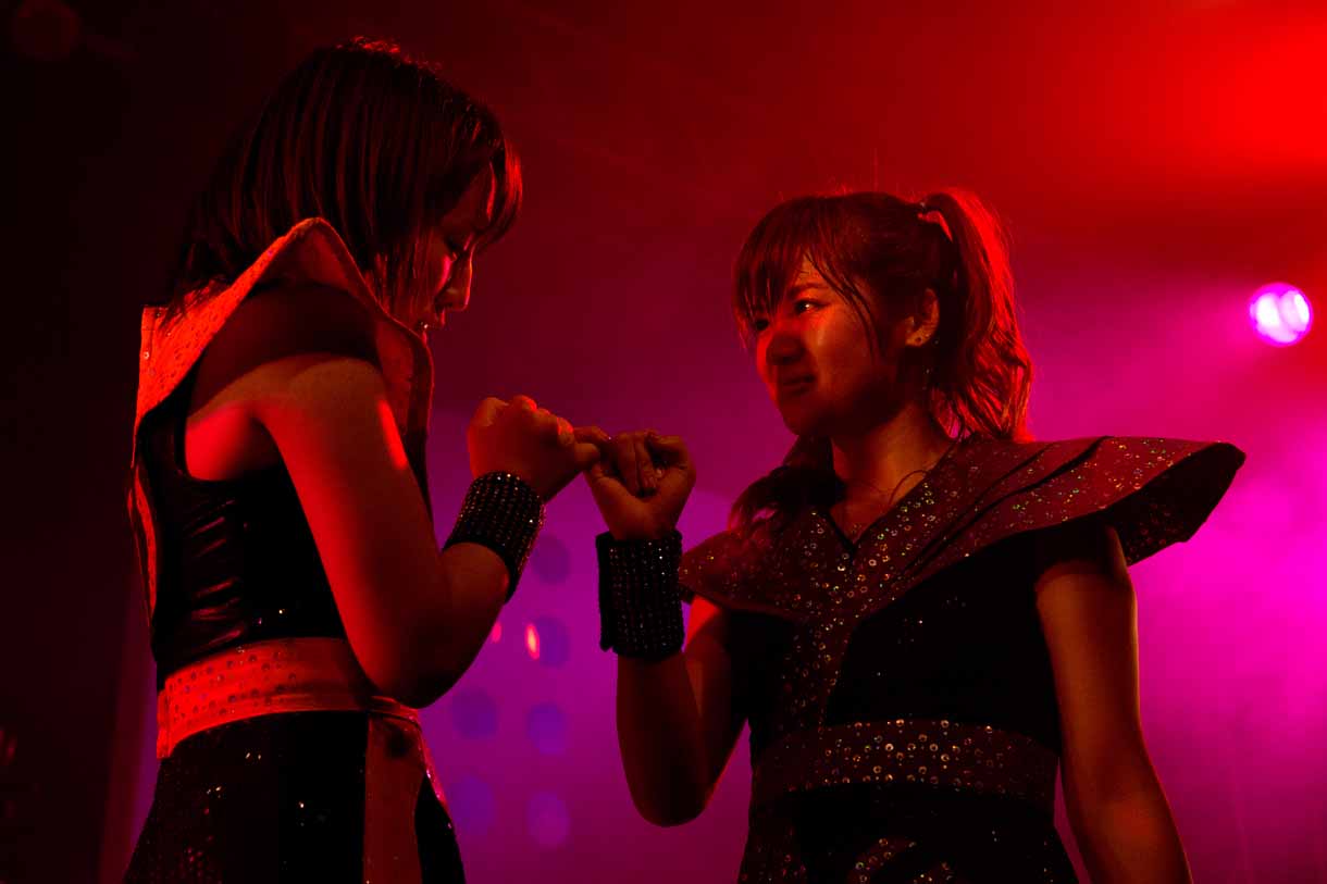 アップアップガールズ（仮）「(仮)は返すぜ☆be your soul」初披露の様子。