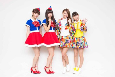 左から槙田紗子、根岸愛、志村理佳、宮崎理奈。