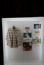 大瀧詠一ゆかりの品の展示の様子。