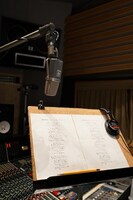 大瀧詠一ゆかりの品の展示の様子。