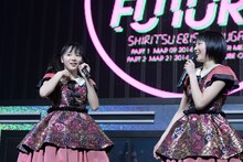 中山莉子（左）と柏木ひなた（右）。