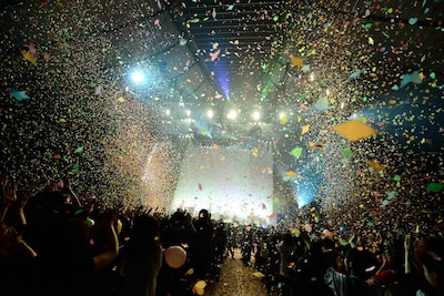 androp「one-man live 2014 at 国立代々木競技場・第一体育館」の様子。（Photo by Rui Hashimoto［SOUND SHOOTER］）
