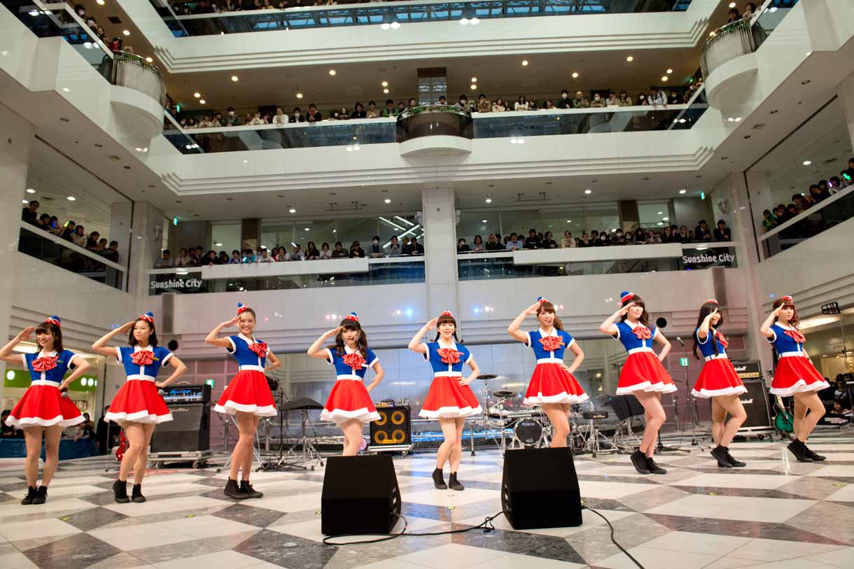 PASSPO☆「Perfect Sky」発売記念イベントの様子。