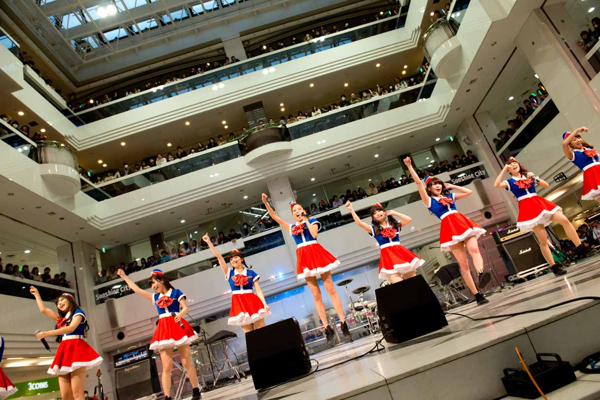 PASSPO☆「Perfect Sky」発売記念イベントの様子。