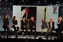 「GLAY EXPOプレスカンファレンス」の様子。