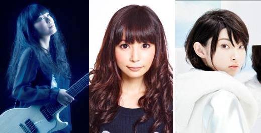 左からmiwa、中川翔子、家入レオ。