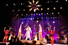 「TATUYA ISHII CONCERT TOUR 2013 "WHITE MOONLIGHT"」より、石井竜也のライブの模様。