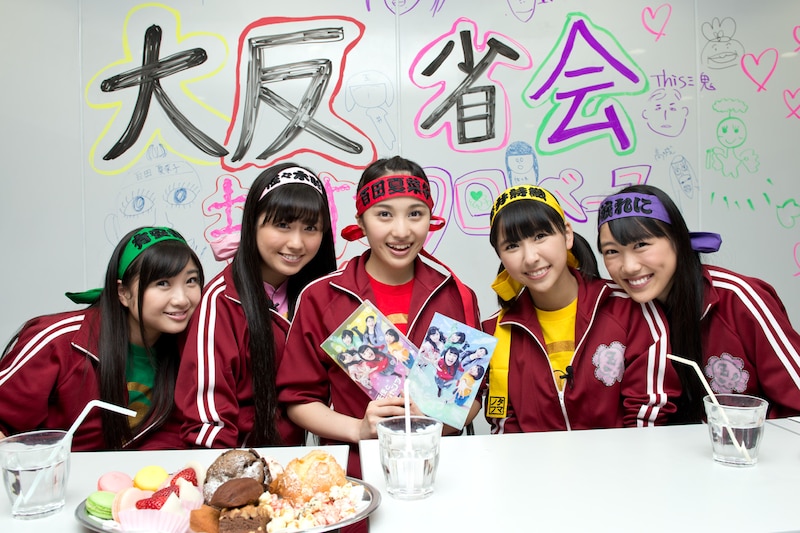 「天使とジャンプ！ももクロ大反省会！」収録の様子。