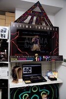 e☆イヤホン秋葉原店のALTIMA「TRYANGLE」試聴コーナー。