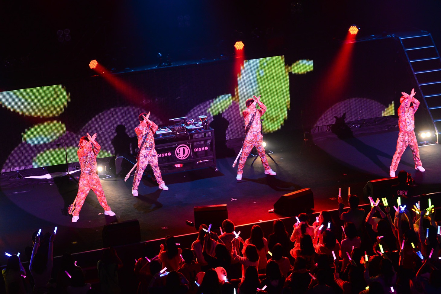 3月22日に行われたDISH//「D//PINK」東京・中野サンプラザホール公演の様子。