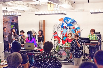 CIBO MATTO「『HOTEL VALENTINE』リリースパーティ」の様子。