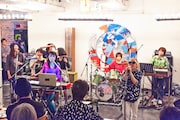 CIBO MATTO「『HOTEL VALENTINE』リリースパーティ」の様子。