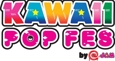 KAWAII POP FES by@JAM ロゴ