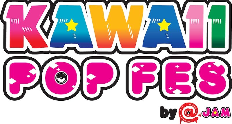 KAWAII POP FES by@JAM ロゴ