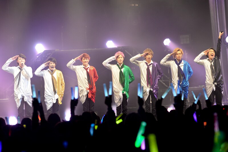 本日4月4日に行われた超特急の東京・TOKYO DOME CITY HALL公演の様子。