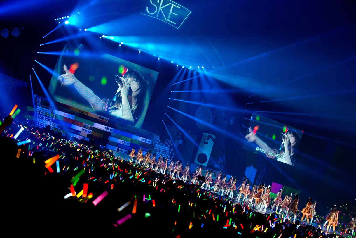 「AKB48グループ春コンinさいたまスーパーアリーナ ～思い出は全部ここに捨てていけ！～」SKE48単独公演の様子。