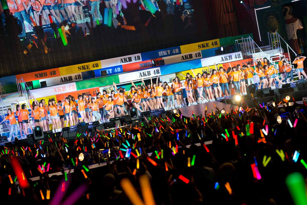 「AKB48グループ春コンinさいたまスーパーアリーナ ～思い出は全部ここに捨てていけ！～」SKE48単独公演の様子。