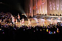 「THE IDOLM@STER CINDERELLA GIRLS 1stLIVE WONDERFUL M@GIC!!」4月6日昼公演の様子。