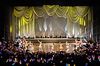 「THE IDOLM@STER CINDERELLA GIRLS 1stLIVE WONDERFUL M@GIC!!」4月6日昼公演の様子。