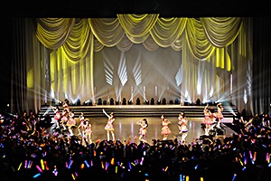 「THE IDOLM@STER CINDERELLA GIRLS 1stLIVE WONDERFUL M@GIC!!」4月6日昼公演の様子。