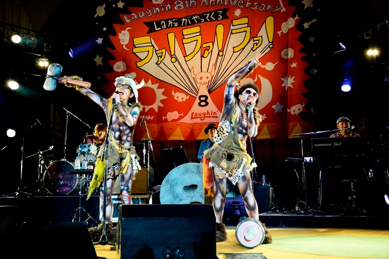 アンコールのハナレグミとレキシ。 （photo by RUI HASHIMOTO［SOUND SHOOTER］）