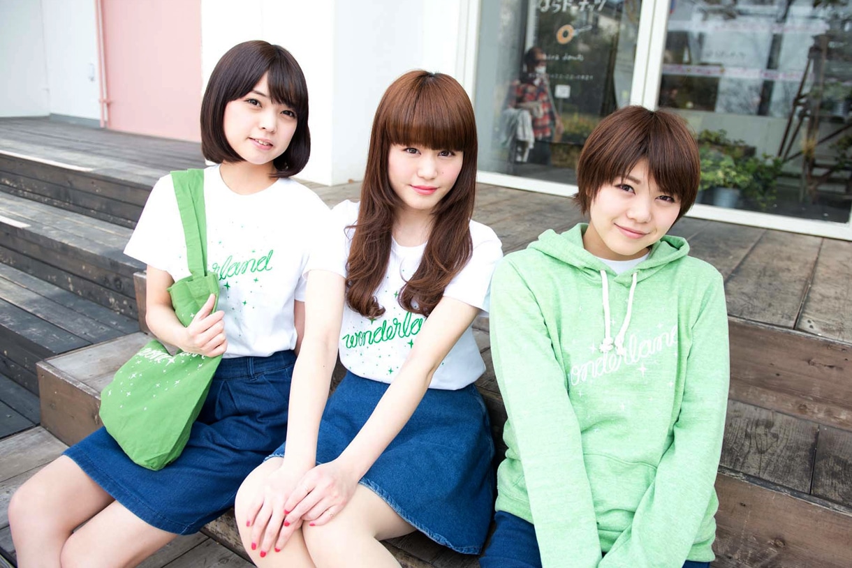 Negicco。左からKaede、Nao☆、Megu。