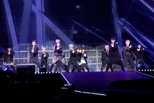 「EXO Greeting Party in Japan “Hello!”」の様子。