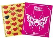 昴珈琲店「hide's Coffee『HURRY GO ROUND』『ピンク スパイダー』」パッケージ