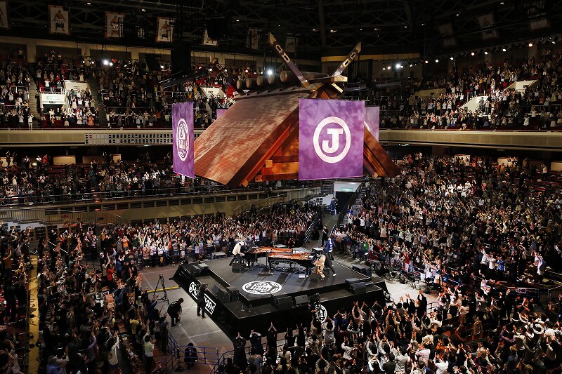 「J-WAVE TOKYO PIANO JAMBOREE supported by 宝山」の様子。