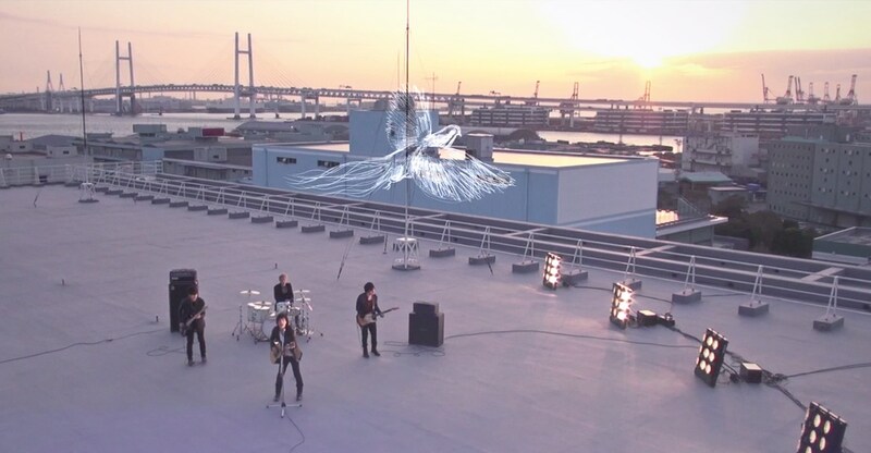 flumpool「明日への賛歌」ビデオクリップのワンシーン。