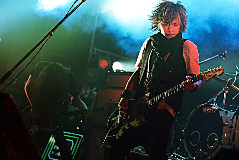 4月12日に行われた「INORAN TOUR 2014 -Somewhere-」東京・LIQUIDROOM ebisu公演の様子。(Photo by Keiko Tanabe)