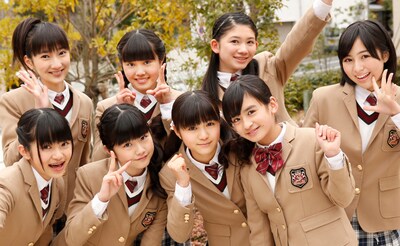 3月に4名が卒業し、在校生8人で出演するさくら学院。