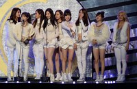 「第23回ソウル歌謡大賞」に登場した少女時代。(c)Sports Seoul & King Content Co.,Ltd.