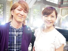 「僕らの音楽」収録時の小室哲哉と華原朋美。