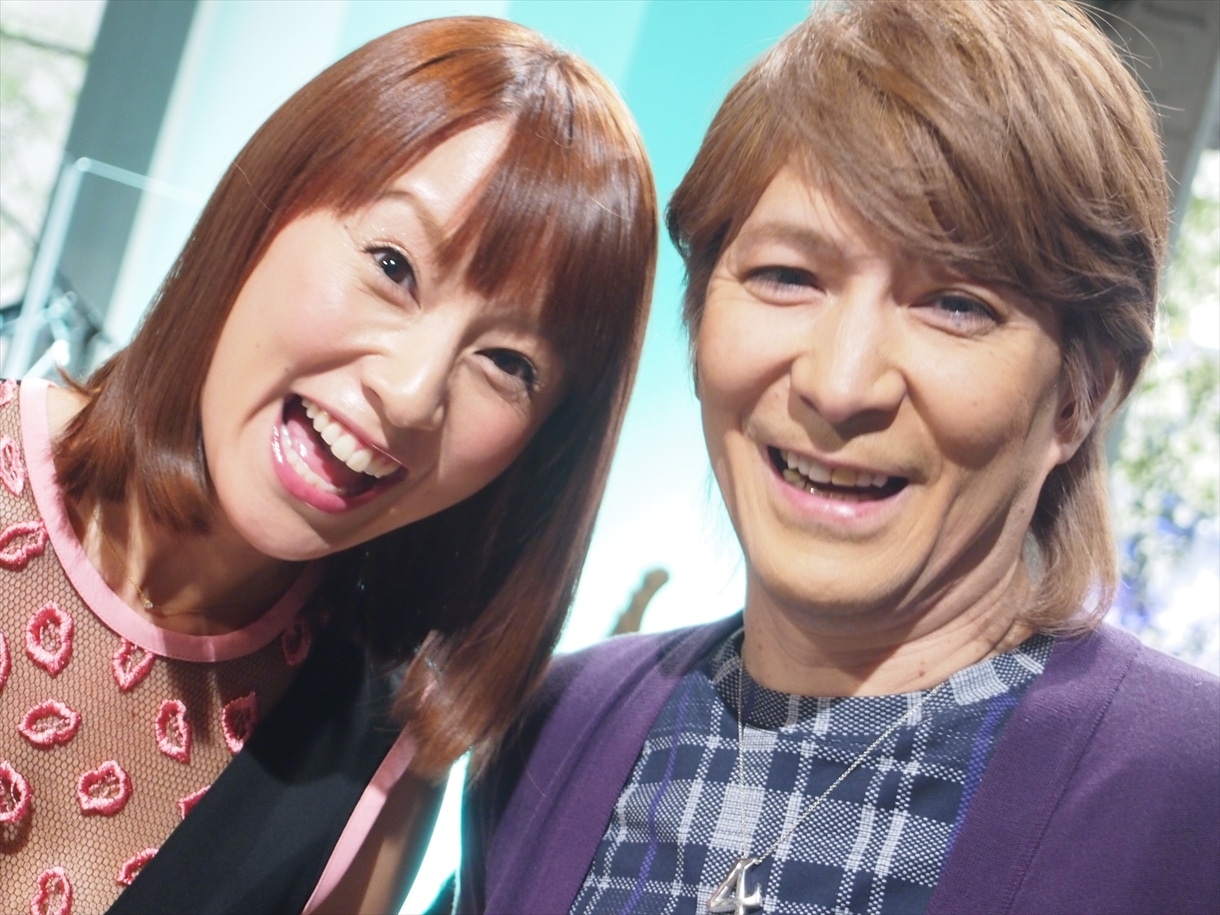 「僕らの音楽」収録時の小室哲哉と鈴木亜美。