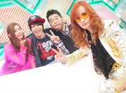 トーク収録前の「新堂本兄弟」レギュラーメンバー。左からTOMOMI（SCANDAL）、西川貴教（T.M.Revolution）、槇原敬之、高見沢俊彦（THE ALFEE）。