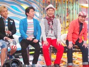 「新堂本兄弟」出演時のダチョウ倶楽部とつるの剛士。