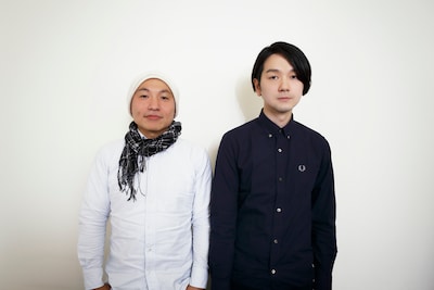 左から湯浅政明、牛尾憲輔。