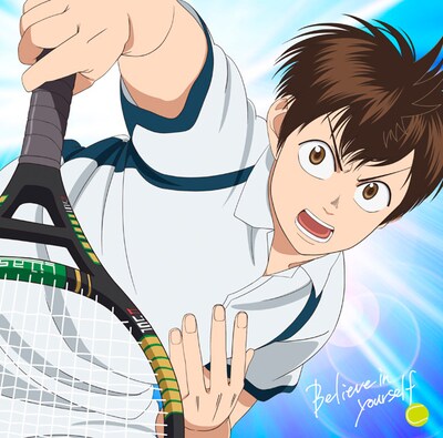 阿部真央「Believe in yourself」期間限定アニメ盤ジャケット