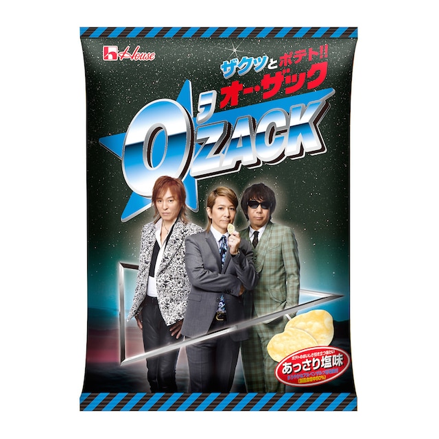 「TM NETWORK×オー・ザック（あっさり塩味）」パッケージ