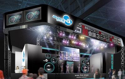 「ニコニコ超会議3」エイベックスブース・爆音クラブステージのイメージ画像。