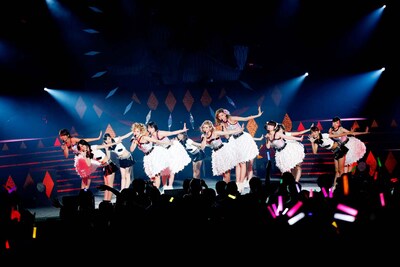 「Berryz工房デビュー10周年記念コンサートツアー2014春 ～リアルBerryz工房～」渋谷公会堂公演の様子。