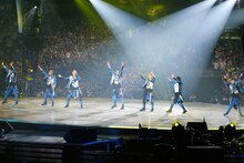 「三代目 J Soul Brothers LIVE TOUR 2014 “BLUE IMPACT”」さいたまスーパーアリーナ公演の様子。