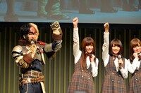 左から歌広場淳、松村沙友理、永島聖羅、白石麻衣。